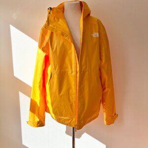 North Face dry vent  bright yellow rain jacket Mens Large